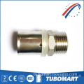 Wholesale U type underfloor heating straight copper press fittings for pex al pex pipes